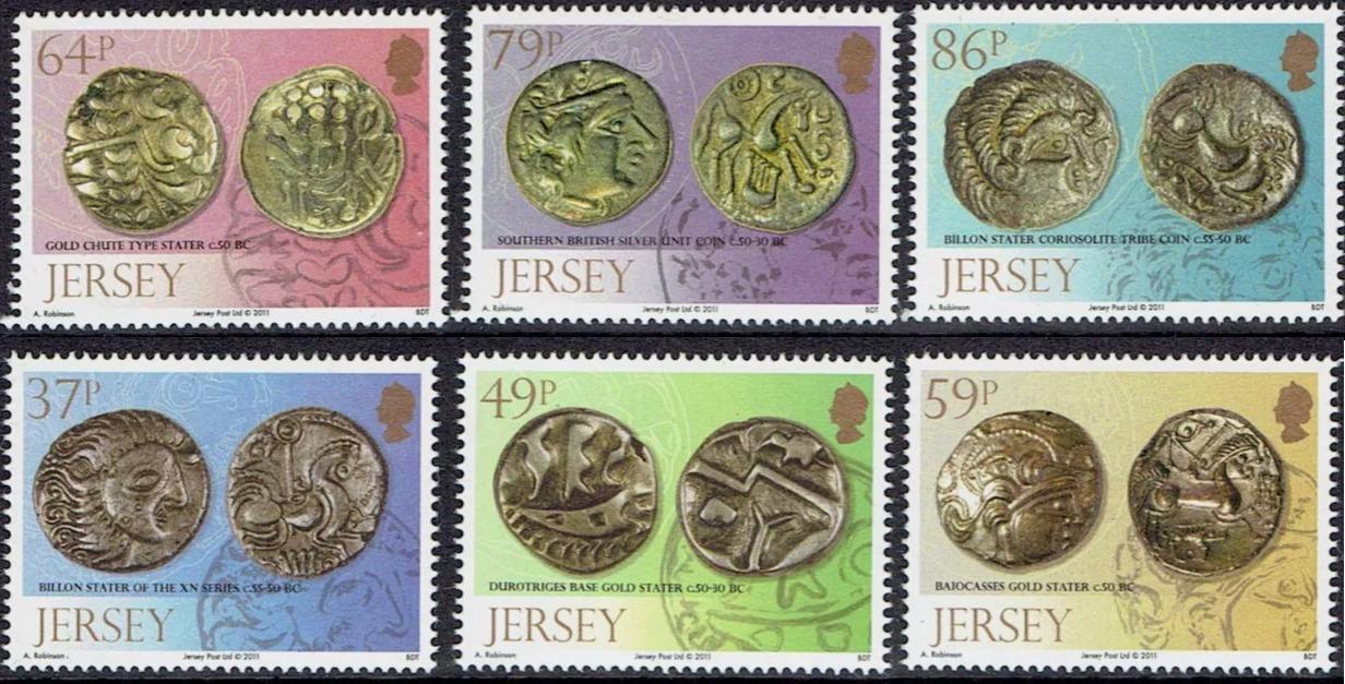 Jersey 2011 Starověké mince a archeologie, Vykopávky a artefakty