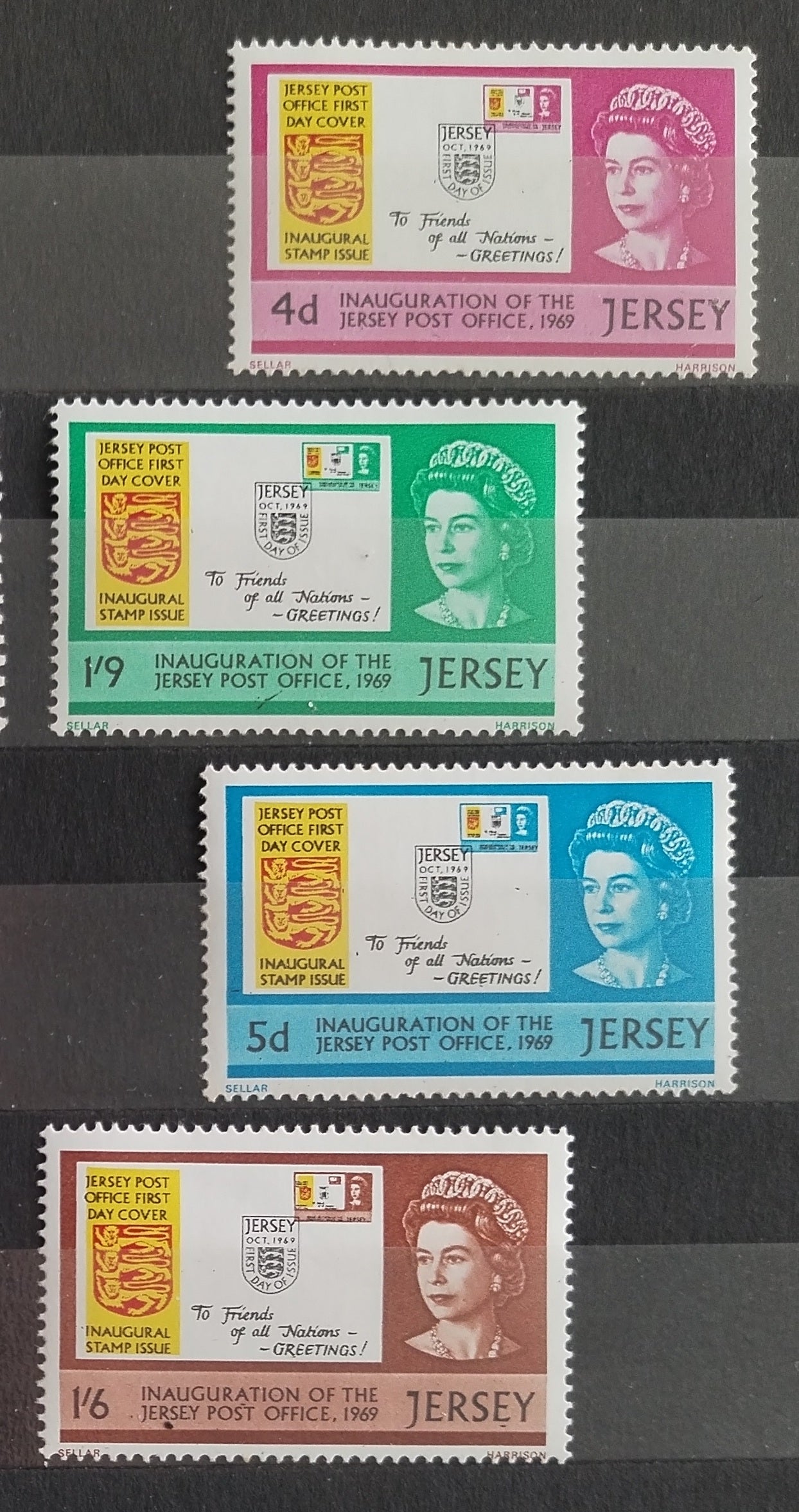 Jersey 1969 Poštovní nezávislost