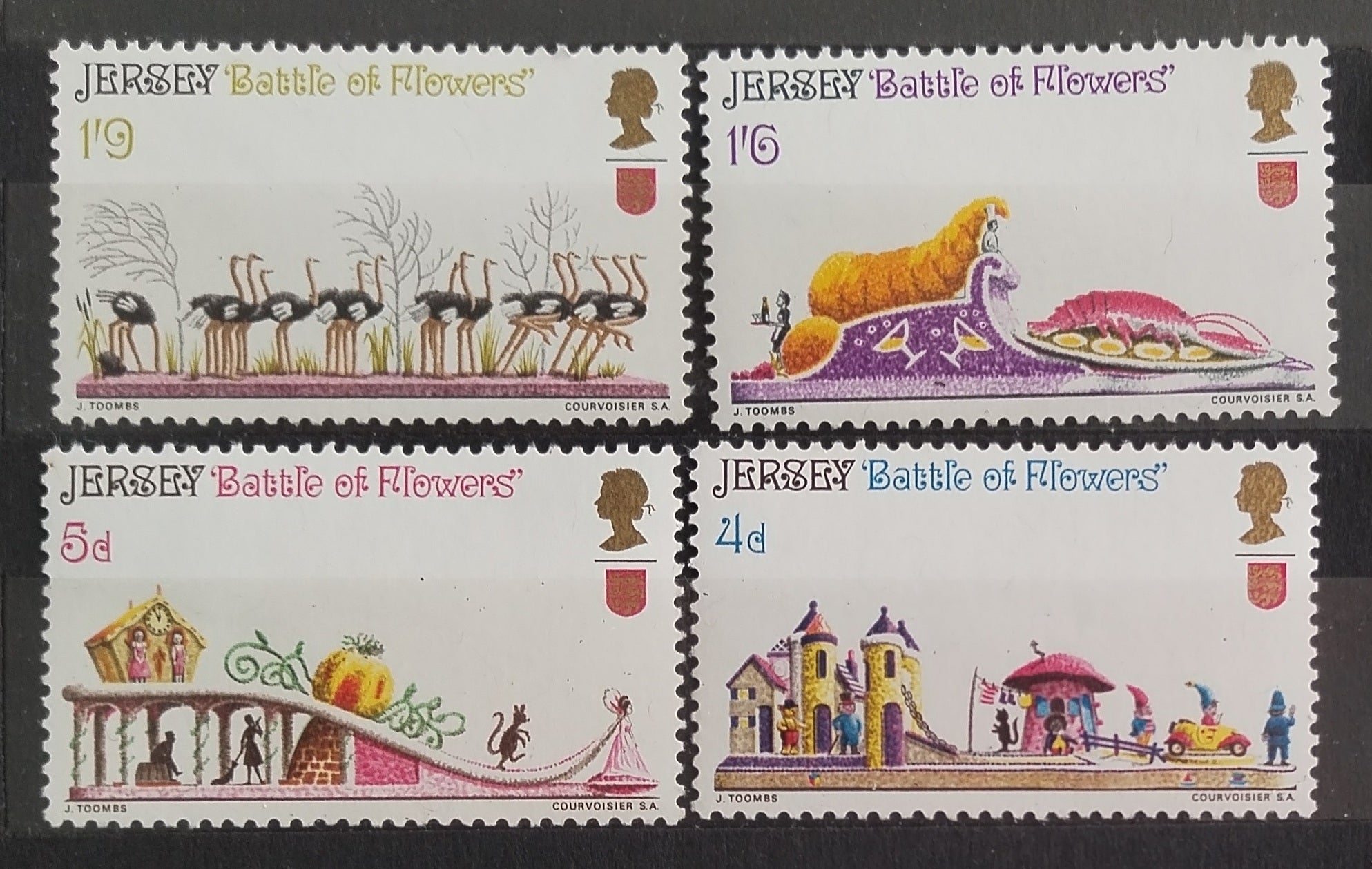 Jersey 1970 Festival květiny a flora