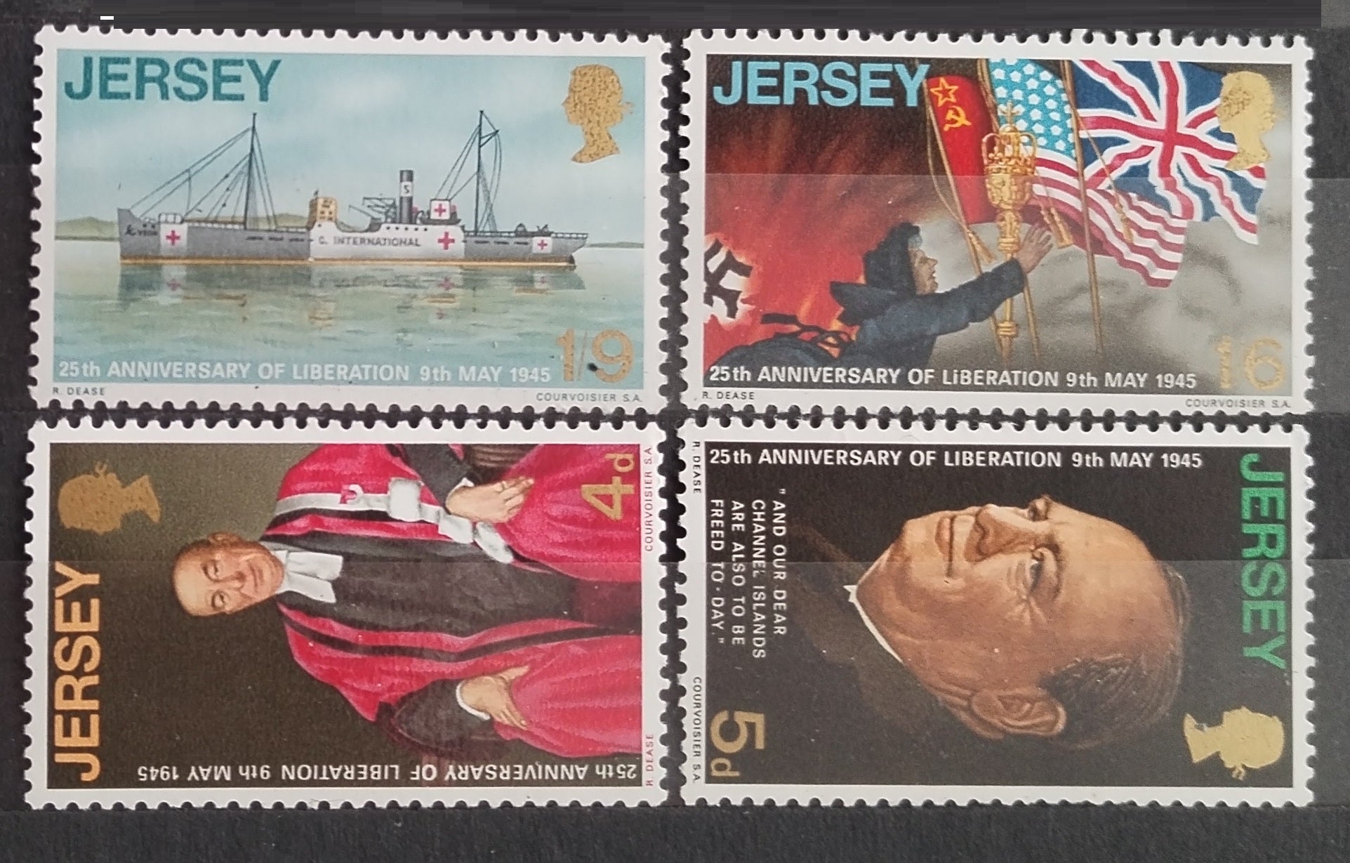 Jersey 1970 Osvobození a Churchill, Lodě