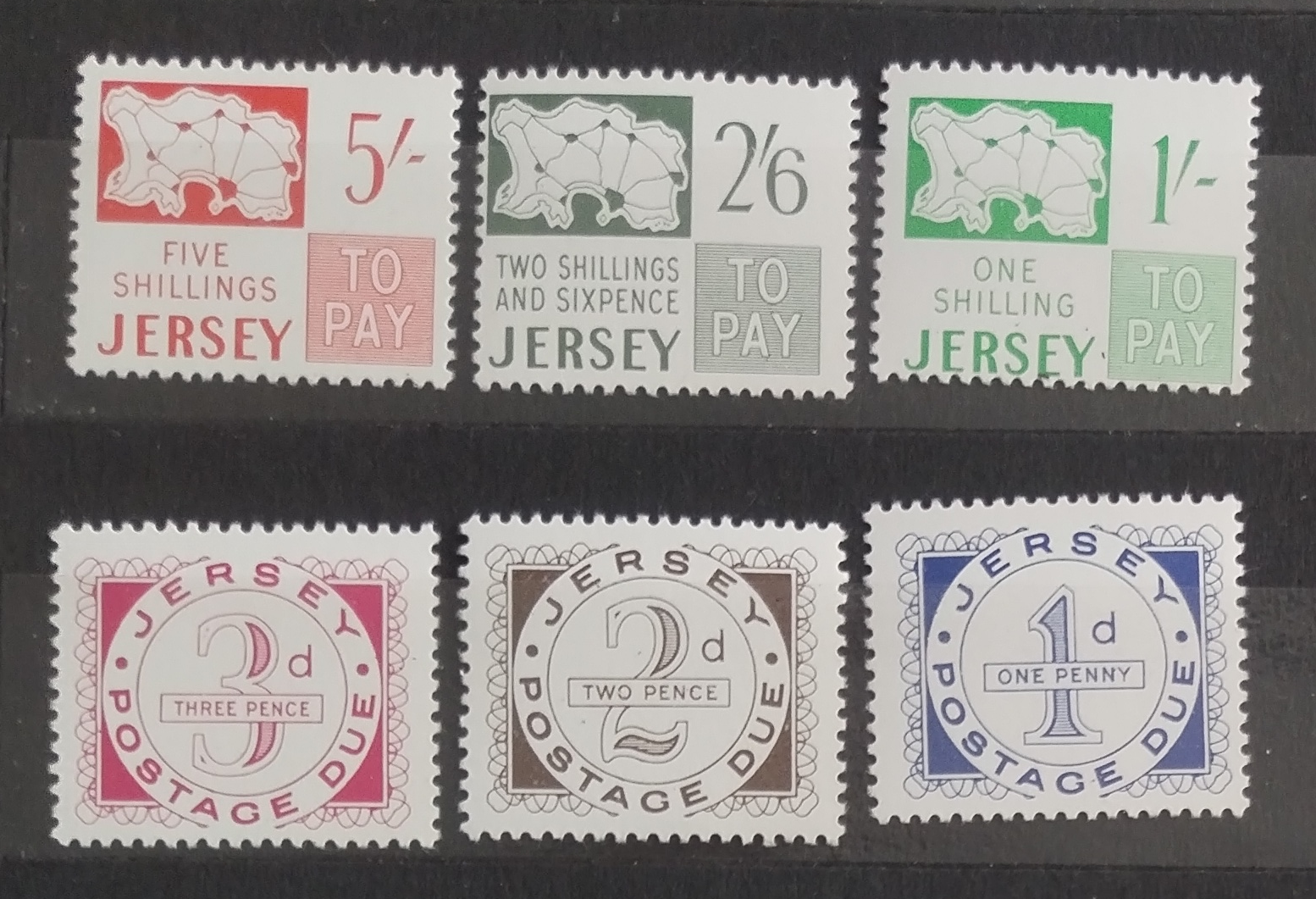 Jersey 1969 Doplatní známky