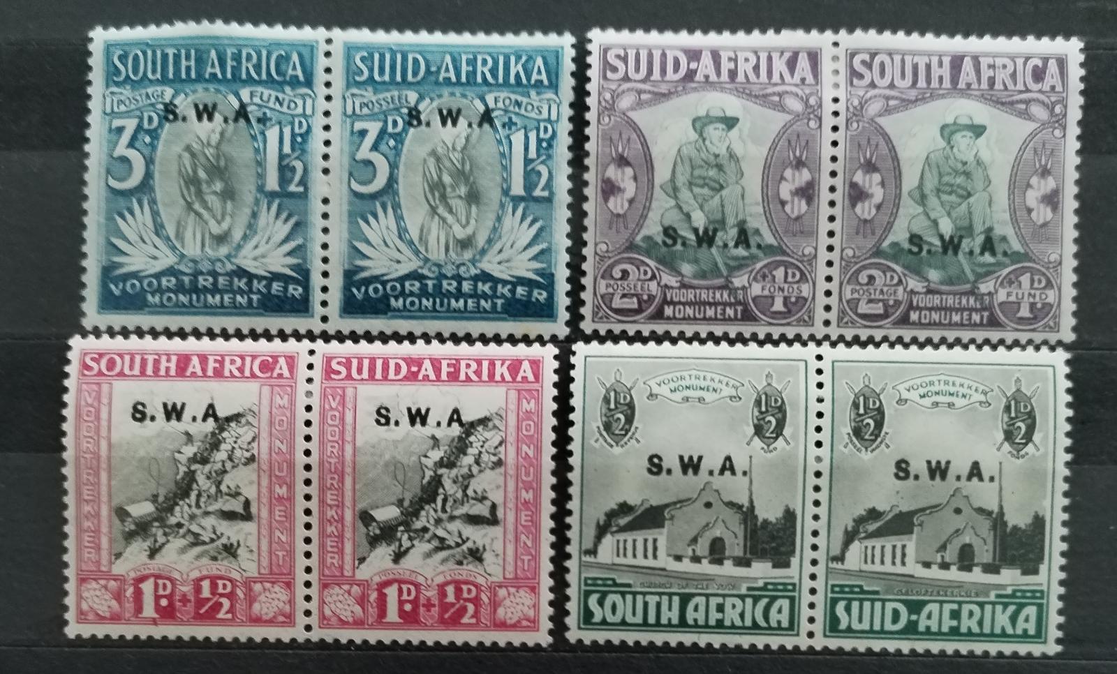 Jihozápadní Afrika 1935-6 29£ Přetisky Voortrekker sbírky