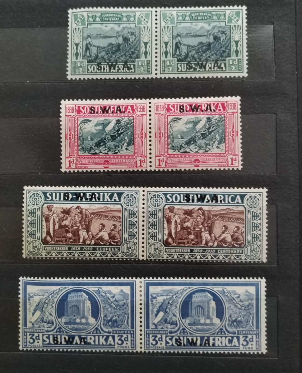 Jihozápadní Afrika 1938 110£ Přetisky Voortrekker monumentu