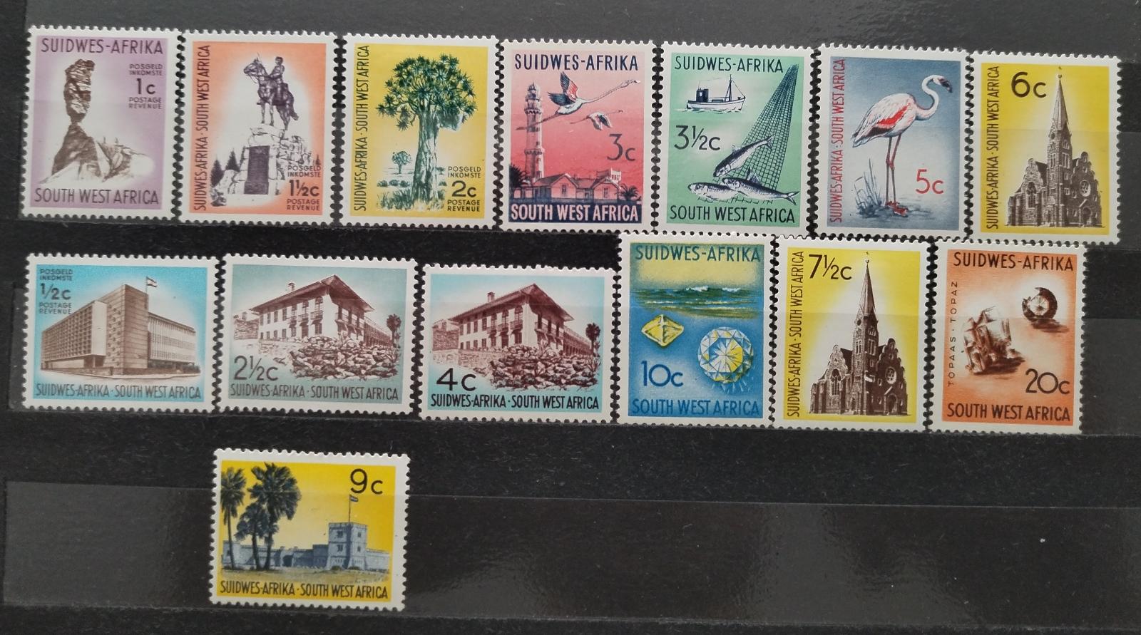Jihozápadní Afrika 1967-2 100£ Varianta definitivy (popis)
