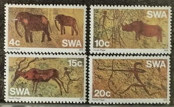Jihozápadní Afrika 1976 4,5€ Jeskynní malby a pravěké umění