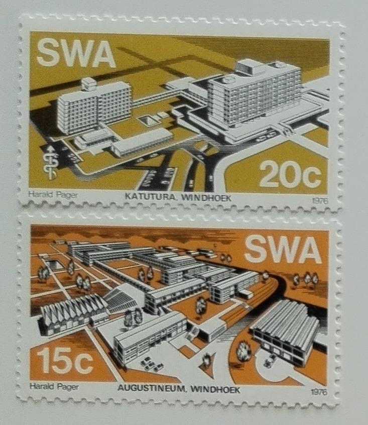 Jihozápadní Afrika 1976 Moderní stavby a architektura