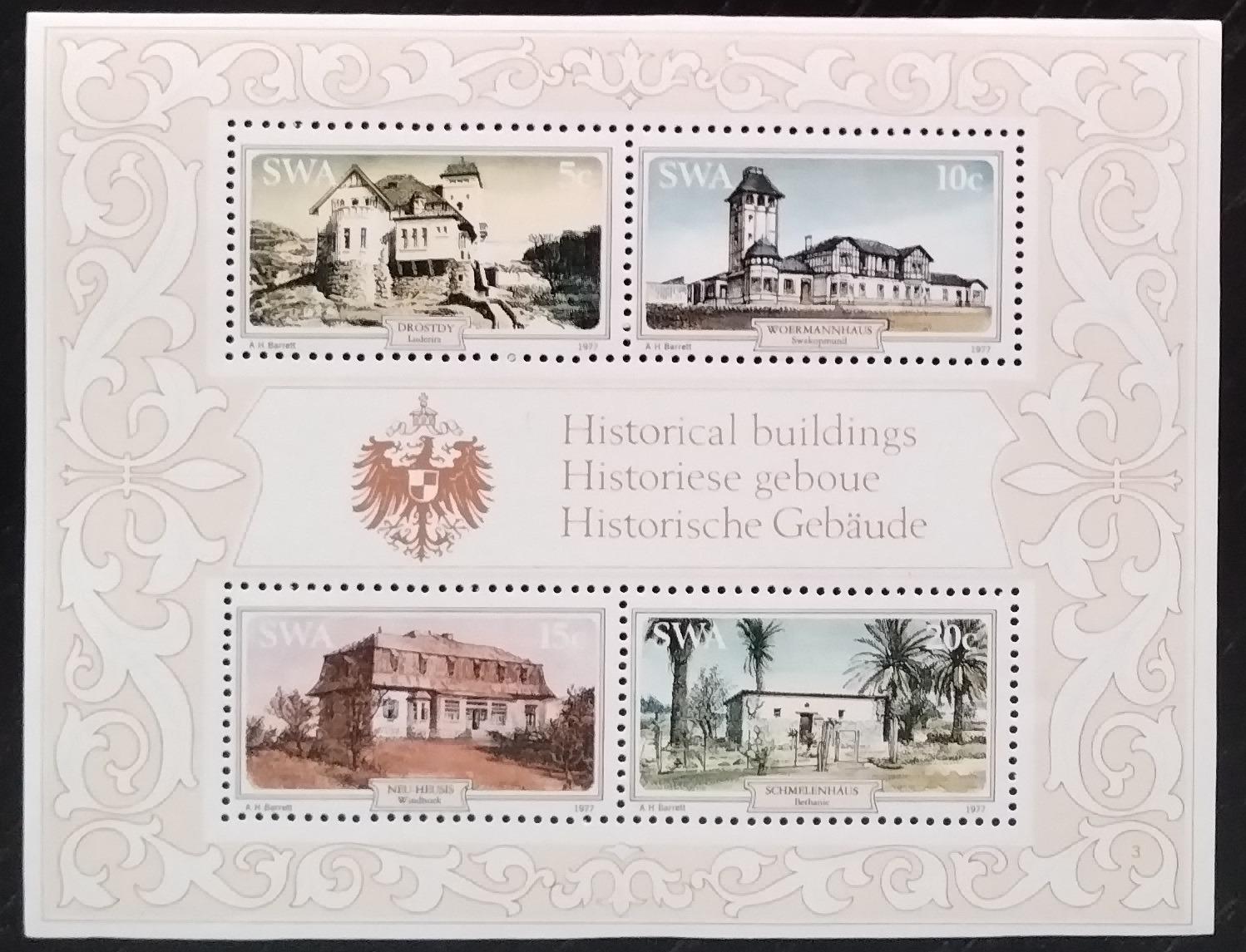 Jihozápadní Afrika 1977 Historické domy a architektura