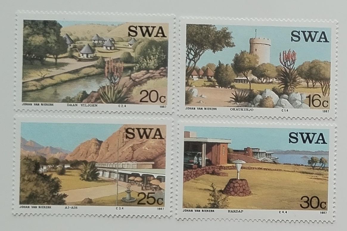 Jihozápadní Afrika 1987 Turismus a ubytování
