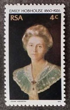 Jižní Afrika 1976 50 let Emily Hobhouse, charita a filantropie
