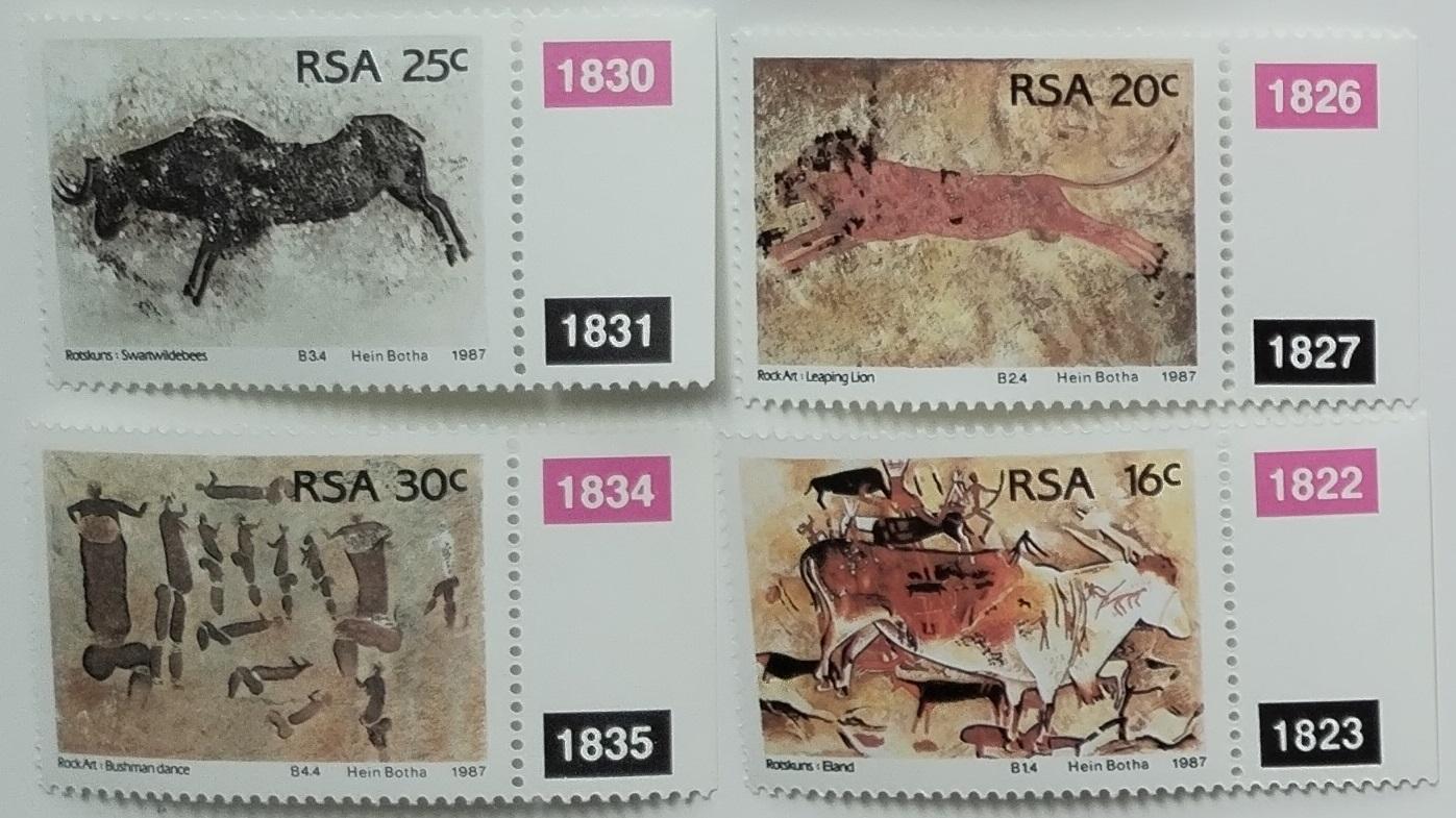 Jižní Afrika 1987 Jeskynní malby a pravěké umění