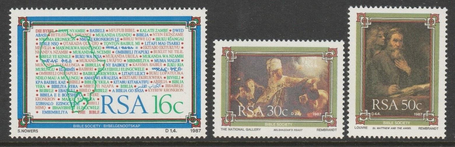 Jižní Afrika 1987 Studie Bible a svatí, Křesťanství