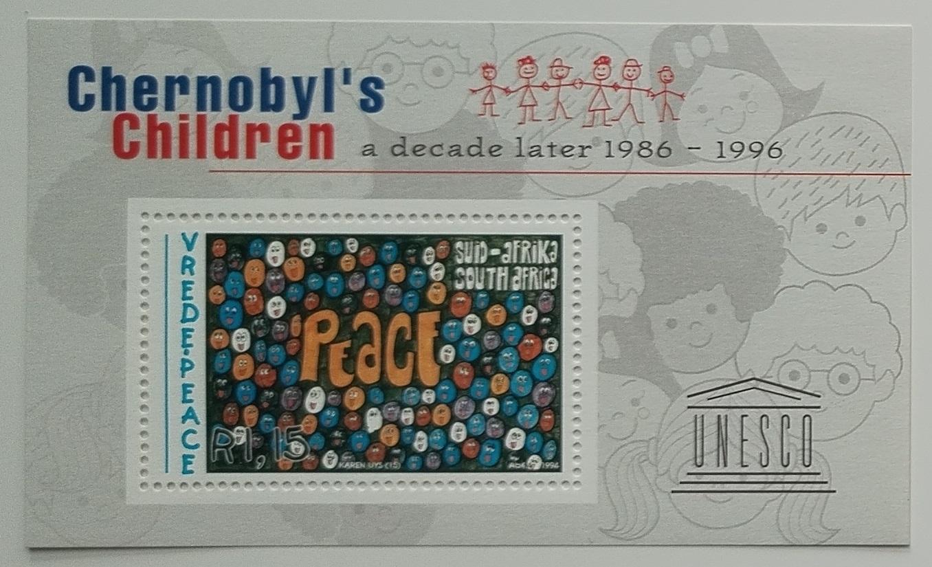Jižní Afrika 1996 Charita UNESCO, Děti z Černobylu