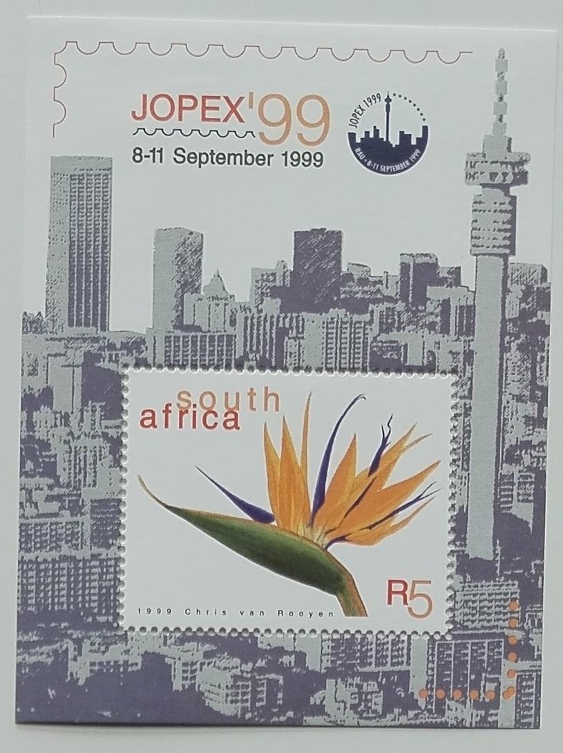 Jižní Afrika 1999 Výstava JOPEX, Strelície a tropické květiny