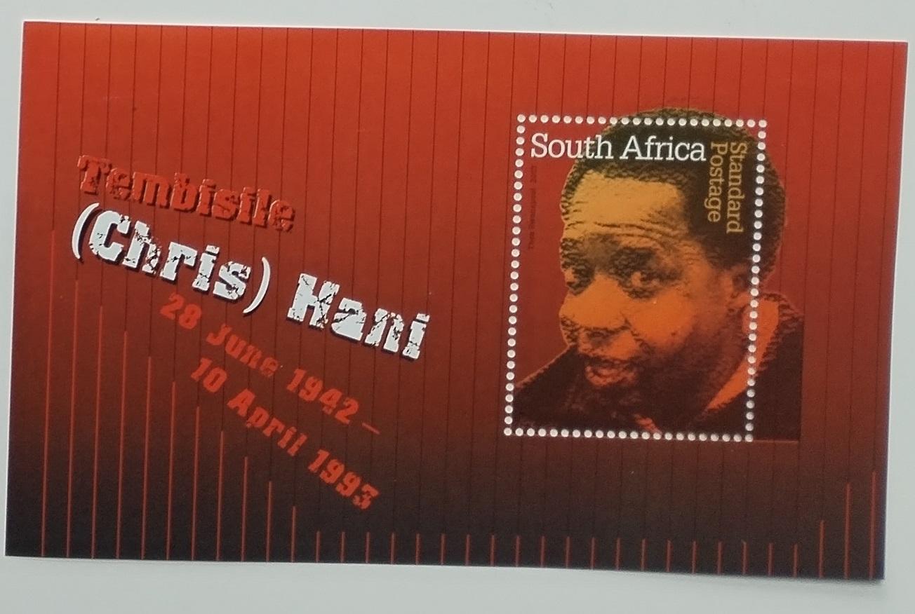 Jižní Afrika 2003 10 let smrti bojovníka za svobodu Haniho