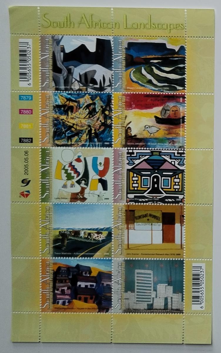 Jižní Afrika 2005 Národní umělci a obrazy, Umění
