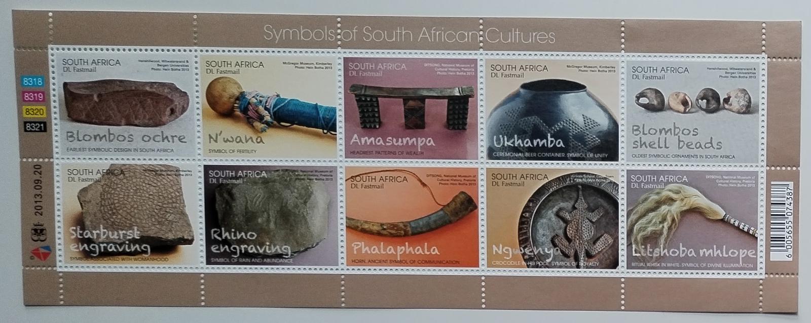 Jižní Afrika 2013 Symboly africké kultury, Artefakty