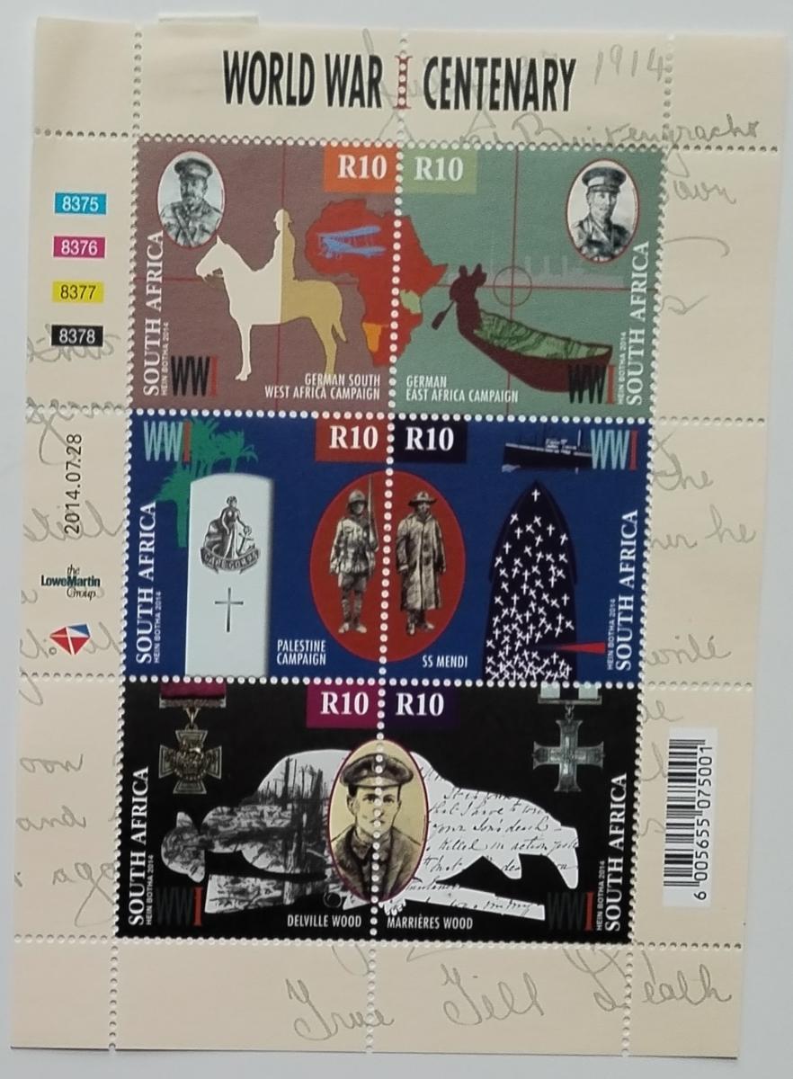 Jižní Afrika 2014 Století počátku První světové, Výjevy