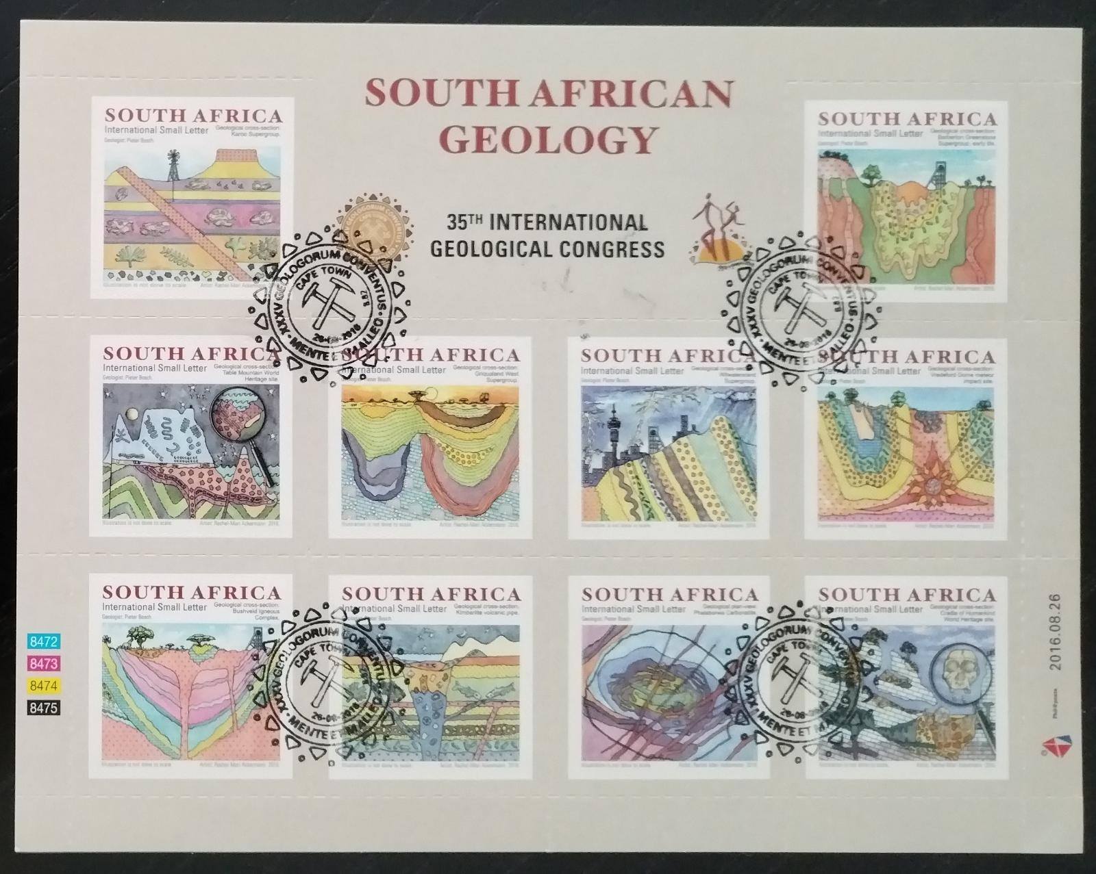Jižní Afrika 2016 Kongres geologie a hornictví, Výjevy z podloží a půd