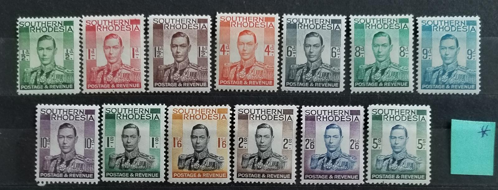 Jižní Rhodésie 1937 85£ Definitiva krále Jiřího VI. v uniformě