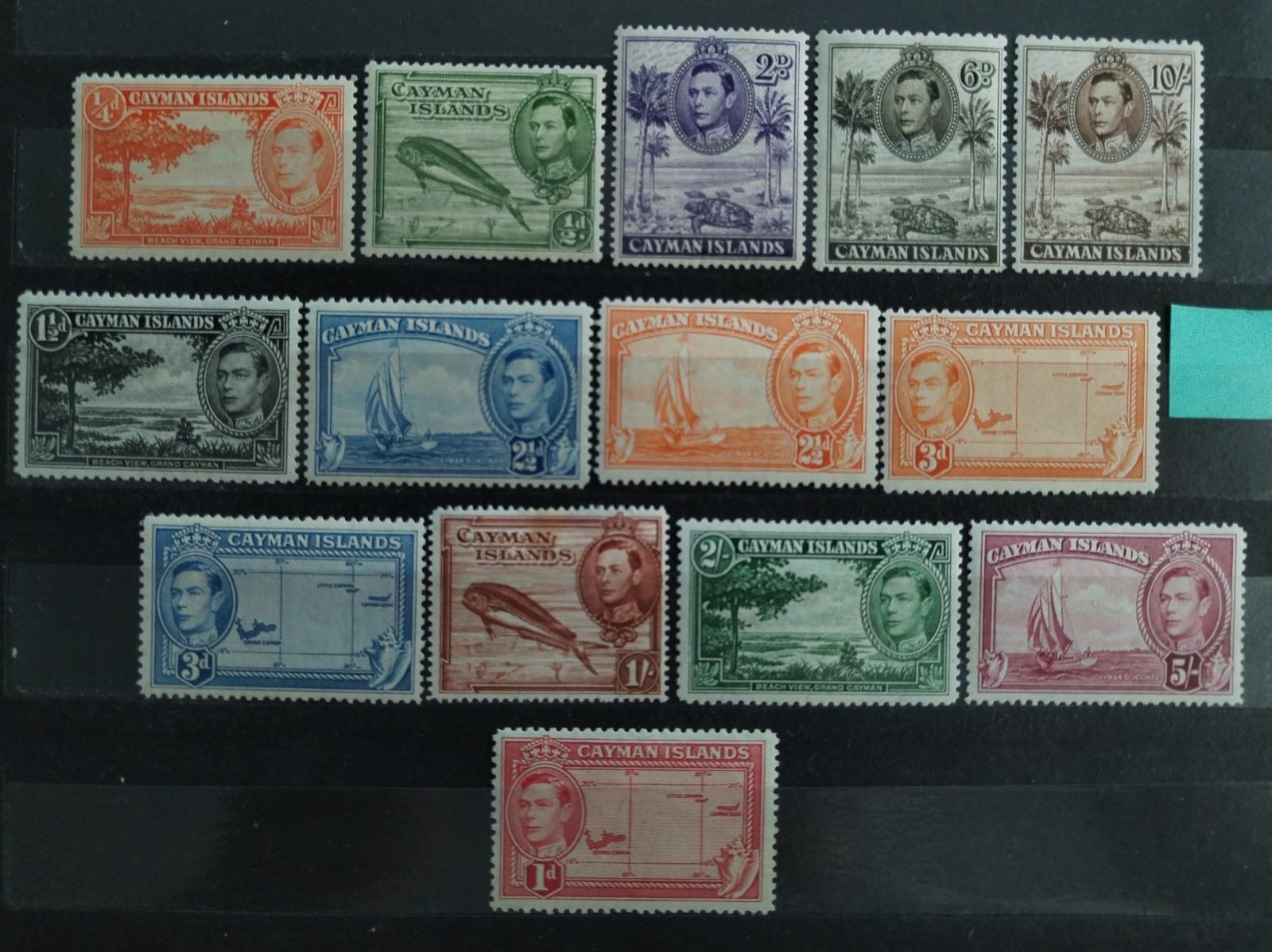 Kajmanské ostrovy 1938 110£ Definitiva krále Jiřího VI.