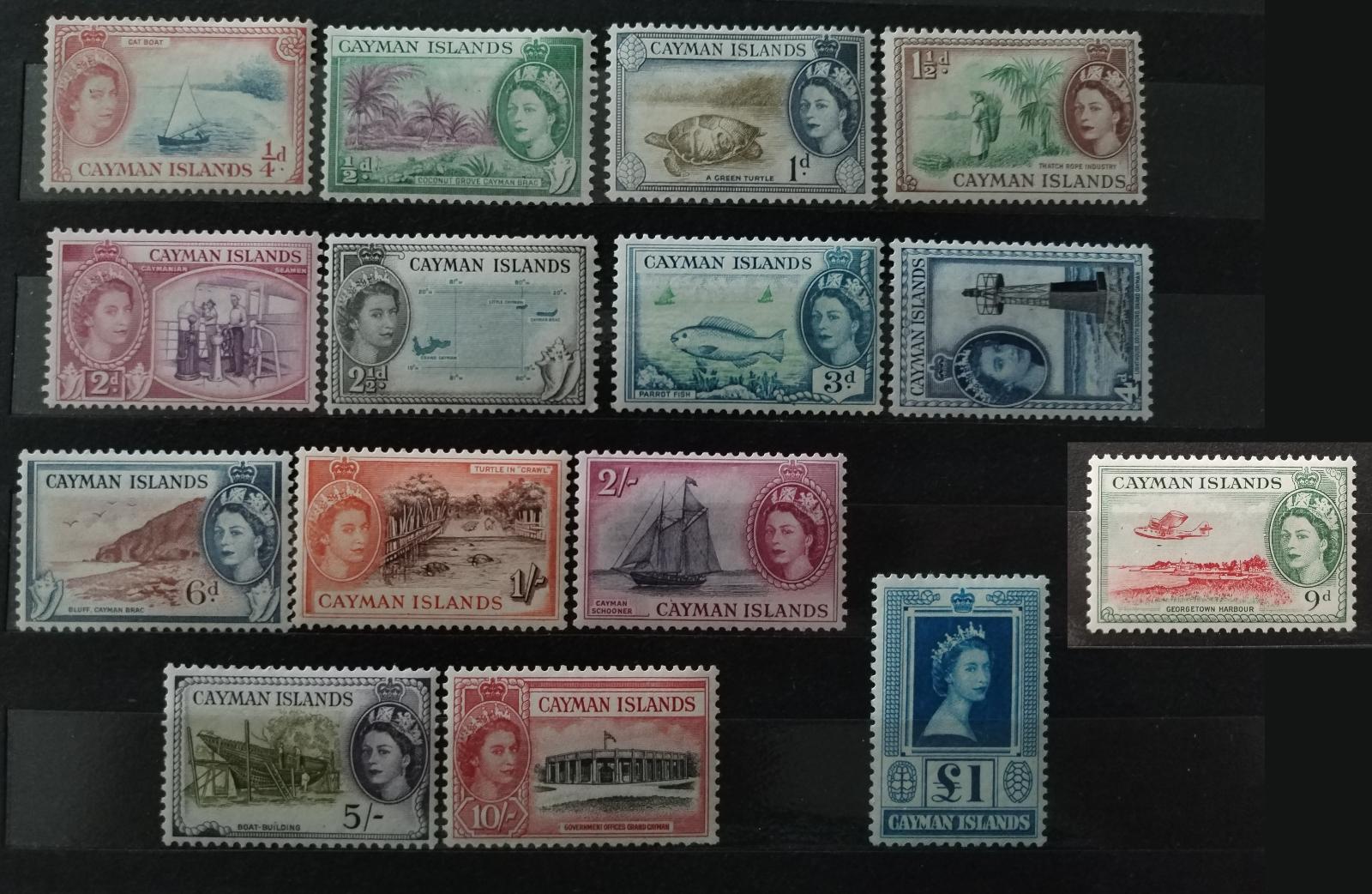 Kajmanské ostrovy 1953 110£ Svěží definitiva královny Alžběty II.