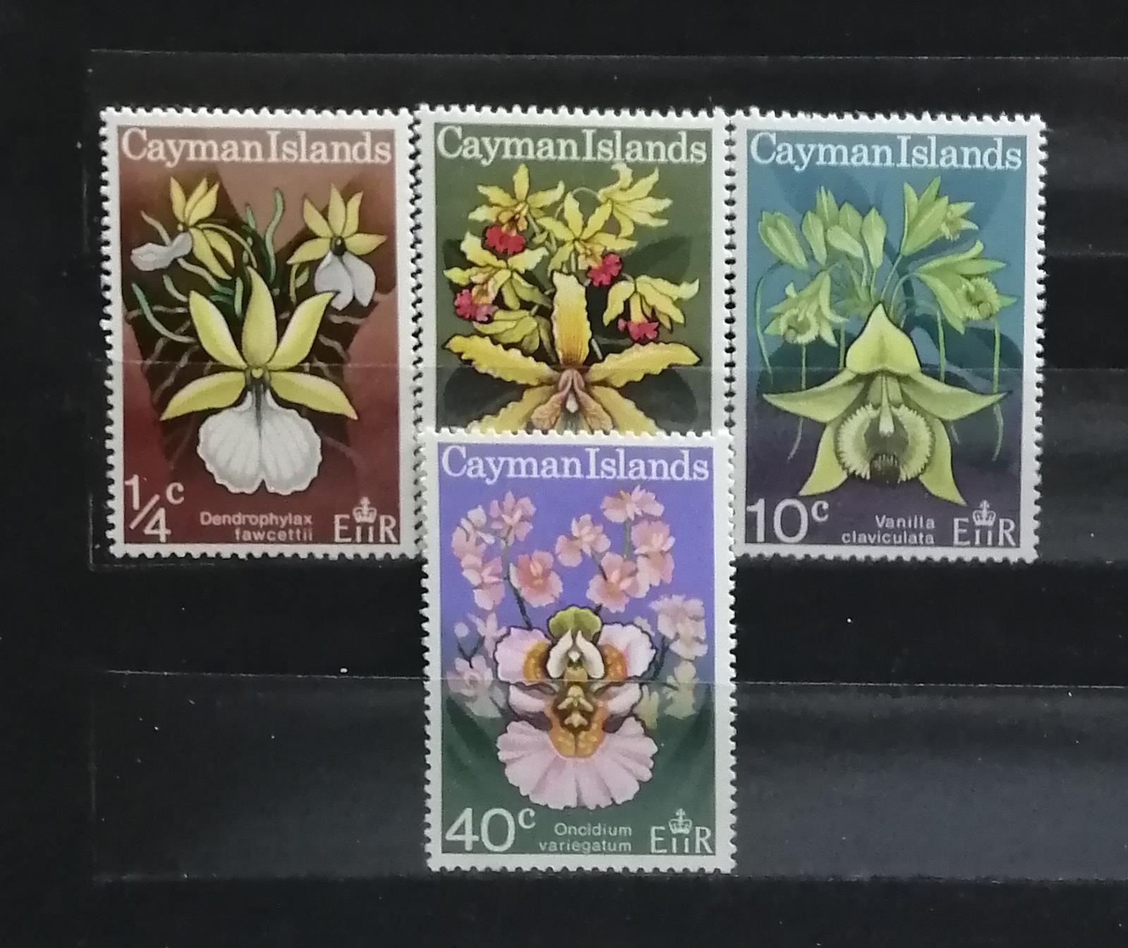 Kajmanské ostrovy 1971 - komplet, orchideje, flora 7,5£