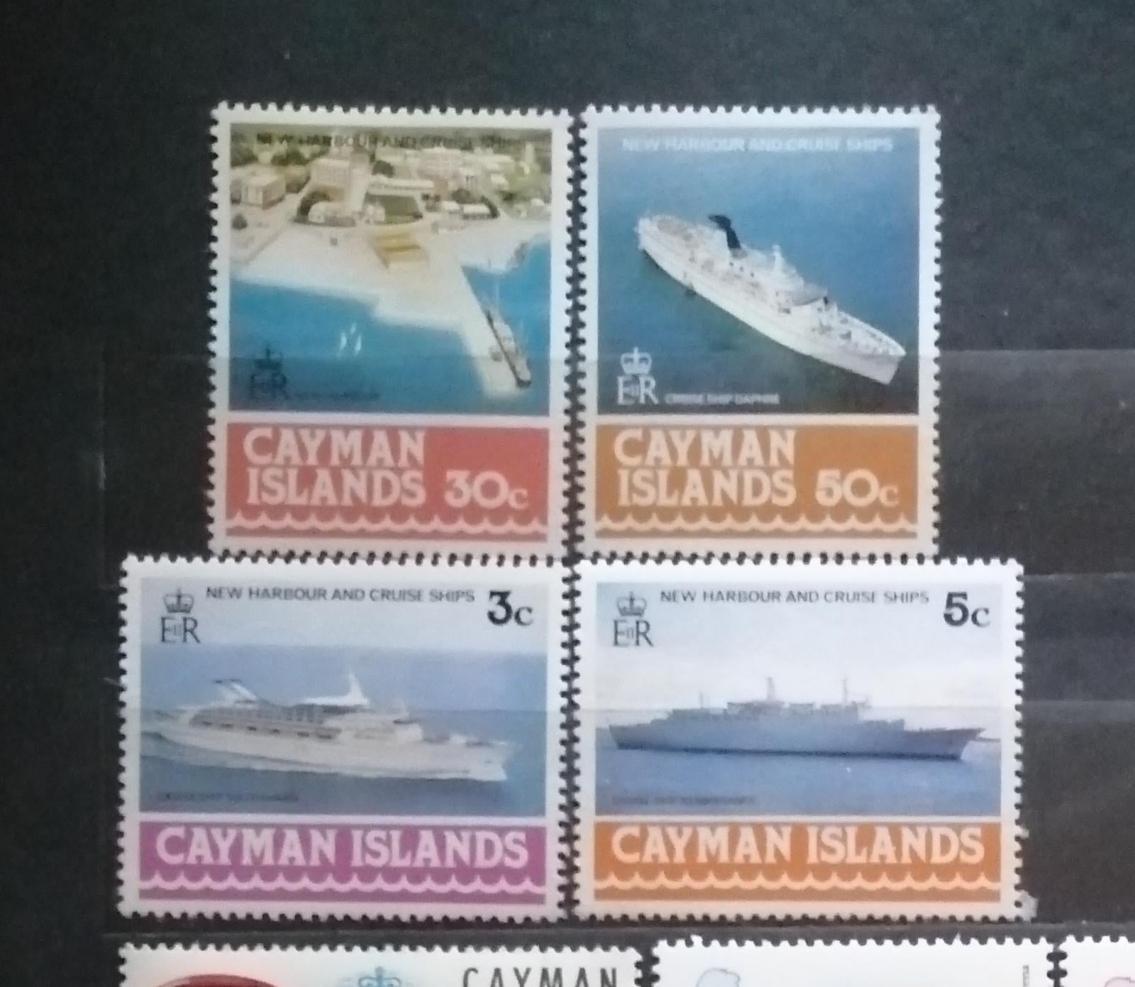 Kajmanské ostrovy 1978 - komplet, turistické lodě, doprava