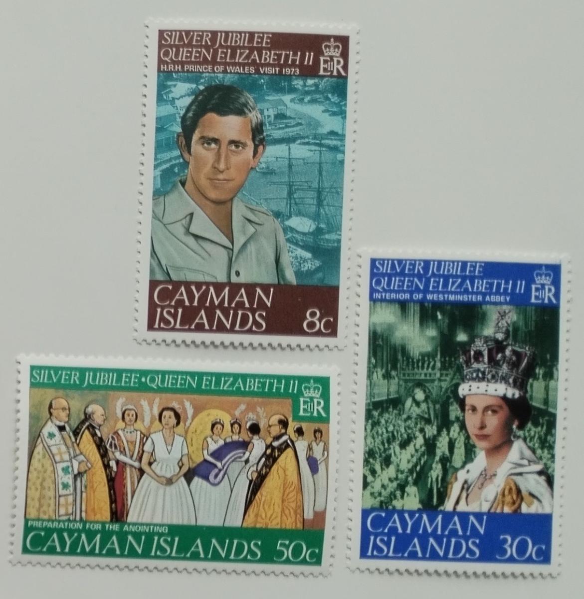 Kajmanské ovy 1977 Stříbrné výročí vlády královny Alžběty II.