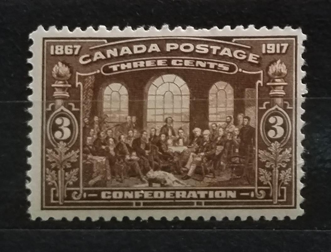 Kanada 1917 26£ Výročí konfederace (deep brown)