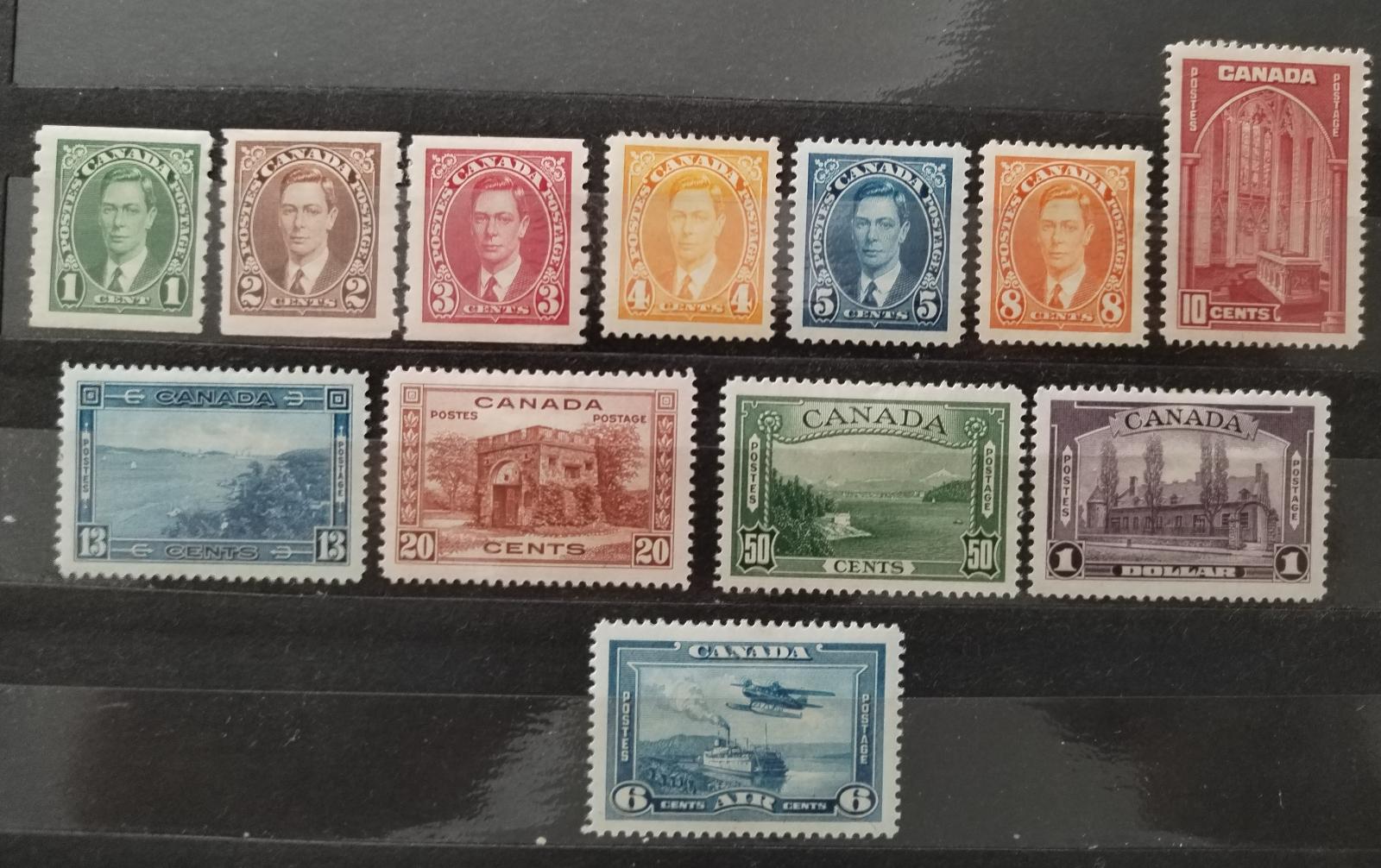 Kanada 1937 235£ Definitiva krále Jiřího VI. (popis)