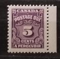 Kanada 1948 6£ Doplatní známka hodnoty 5c
