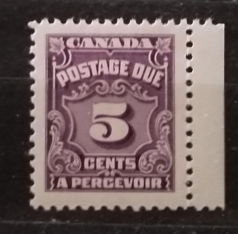 Kanada 1948 6£ Doplatní známka hodnoty 5c