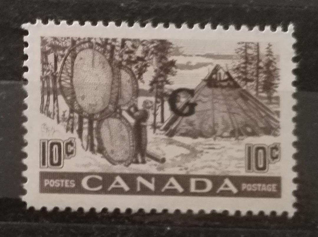 Kanada 1950 SGO191 4£ Úřední přetisk, Indiáni a domorodci