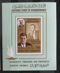 Kasírský stát Seiyun 1967 Bl.14A 12€ J. F. Kennedy a A. Lincoln