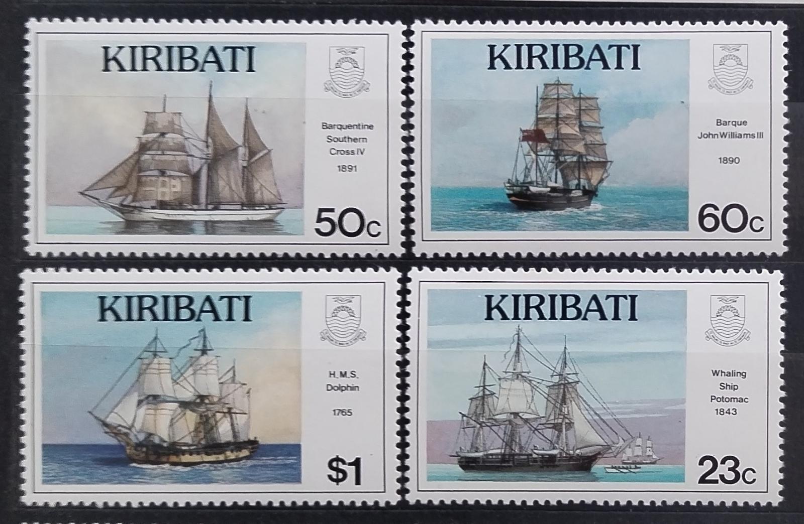 Kiribati 1996 Historické lodě a plachetnice