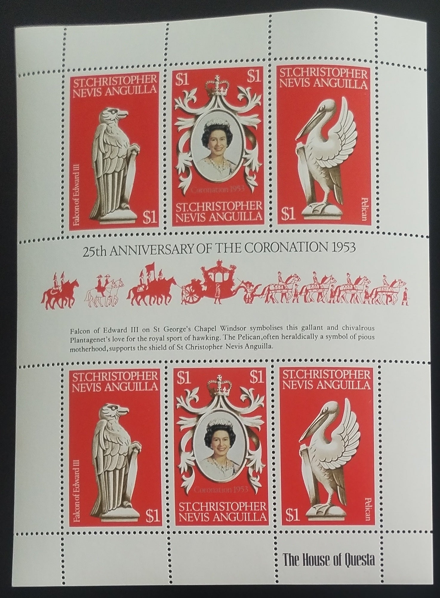 Svatý Kryštof 1978 Výročí korunovace královny