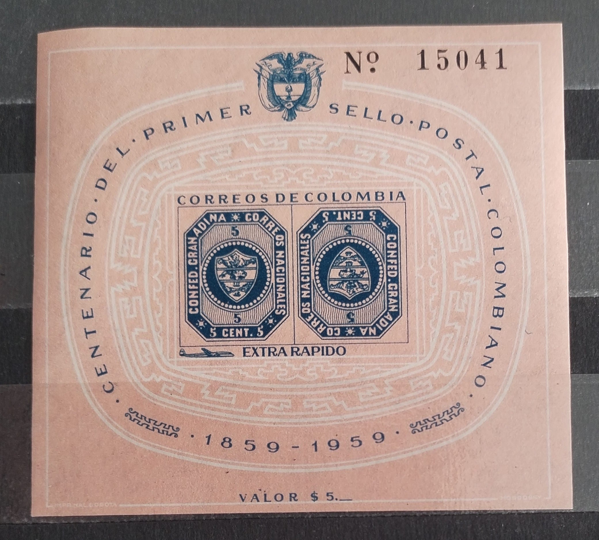 Kolumbie 1959 Století národní známky