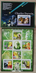 Komory 2008 Mi.2224-9+Bl.490 26€ 200 let Ch. Darwina, opice a ptáci