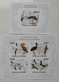 Komory 2009 Mi.2697-0+Bl.575 24€ Ptáci Indického oceánu, fauna