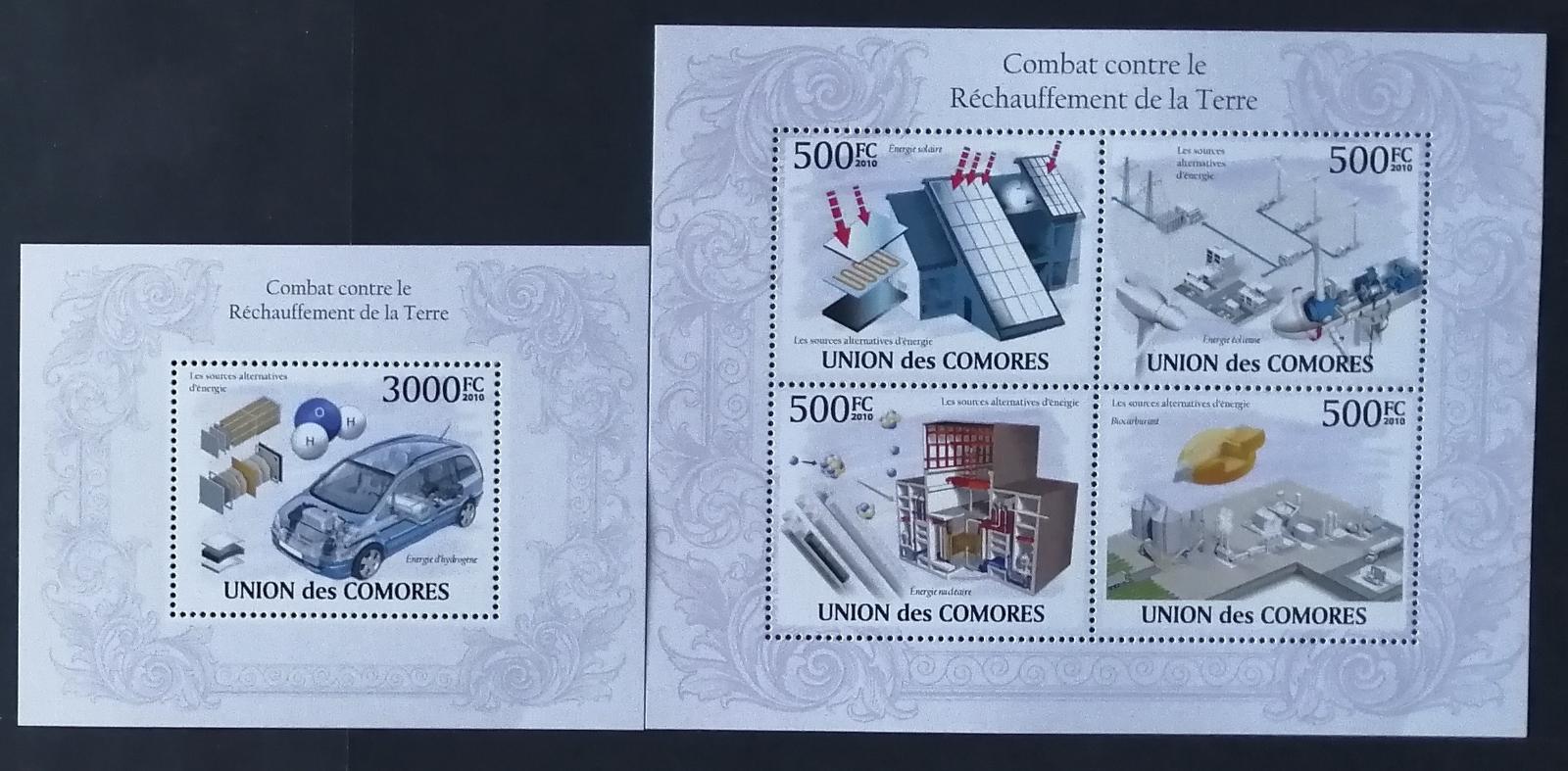 Komory 2010 24€ Obnovitelné zdroje, doprava a elektřina