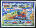 Kongo 2001 Mi.1575-2 20€ Vlaky a lokomotivy světa, doprava