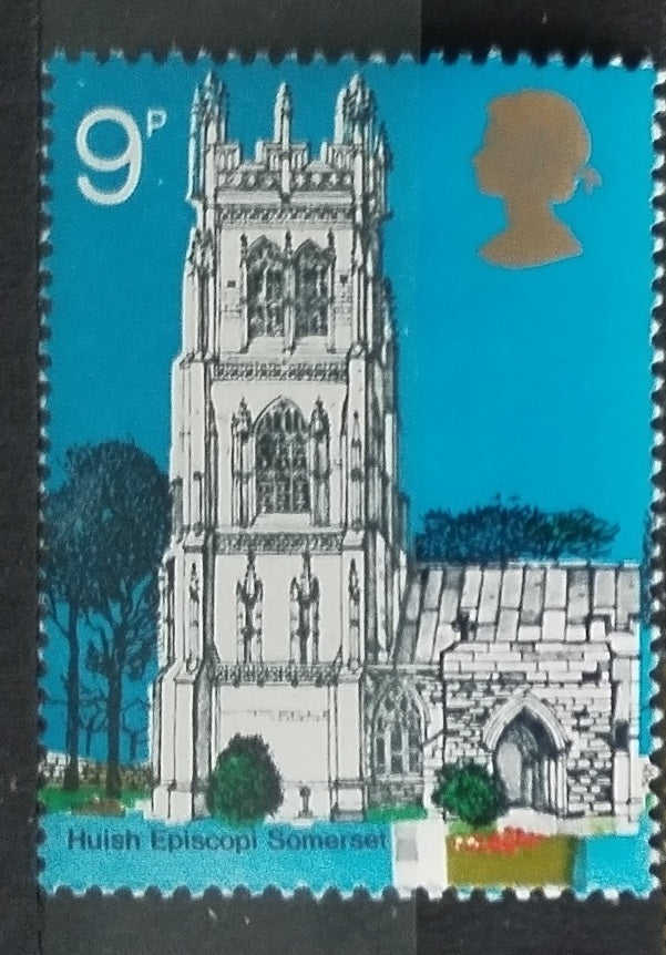 Velká Británie 1972 9p "Phosphor omitted" varianta 15£