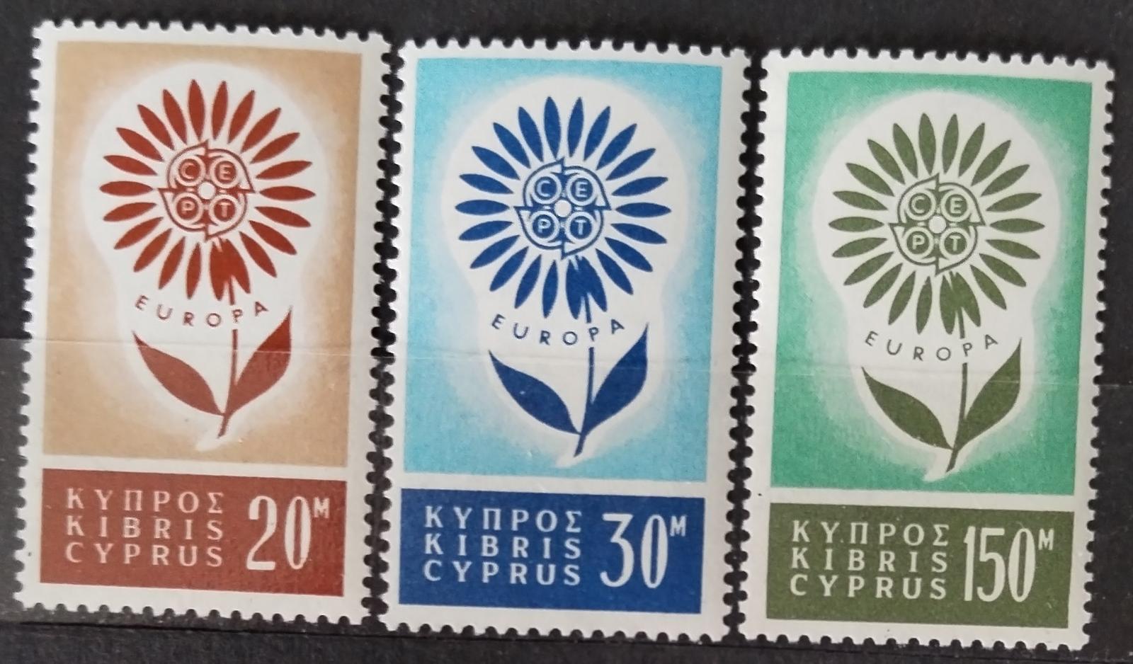 Kypr 1964 30€ EUROPA CEPT, Květiny