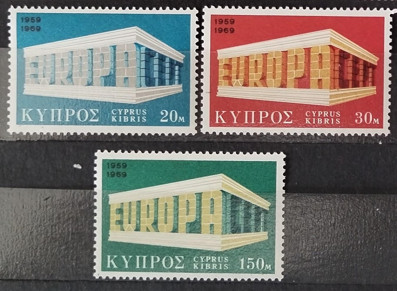 Kypr 1969 5€ EUROPA vydání