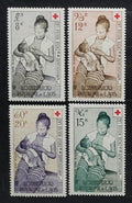 Laos 1958 7,8€ Červený kříž, Charita a kultura