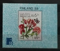 Laos 1988 Květiny a flora Asie, Výstava Finsko