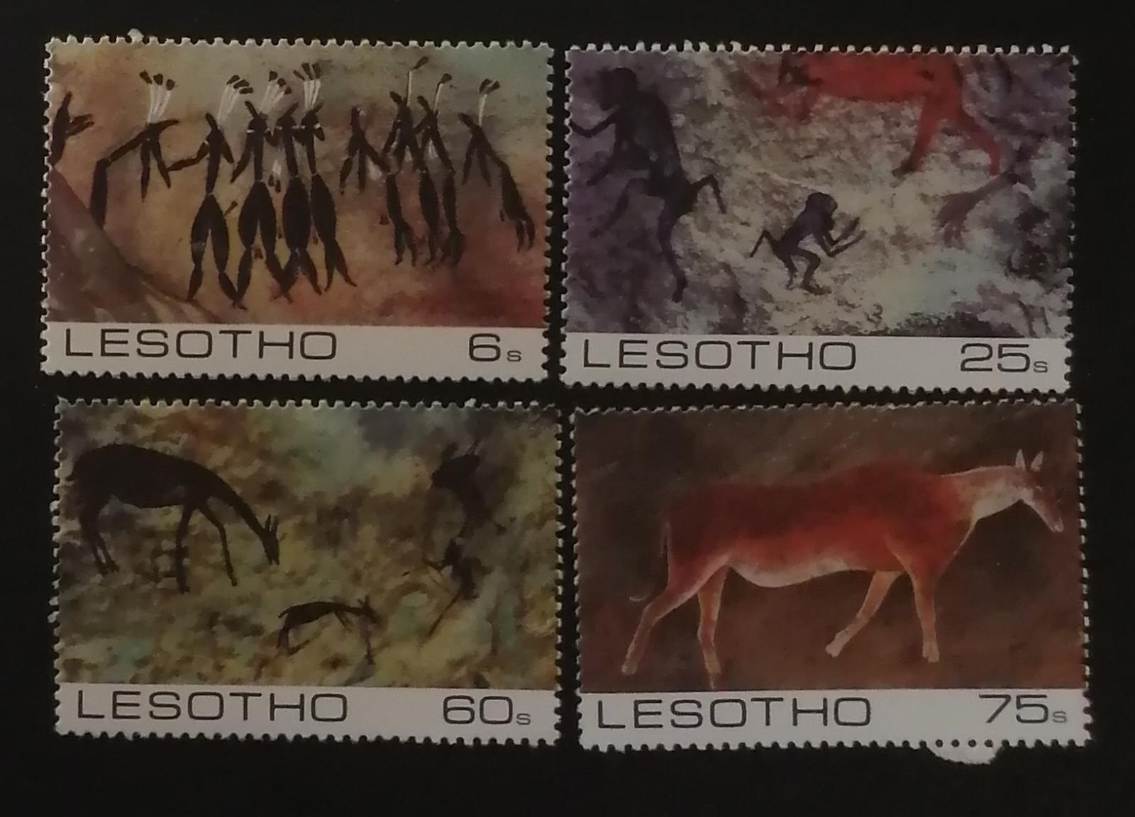 Lesotho 1983 4€ Pravěké jeskynní malby, umění