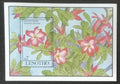 Lesotho 1993 Bl.100 7,5€ Květiny a flora Afriky, Adenium obesum