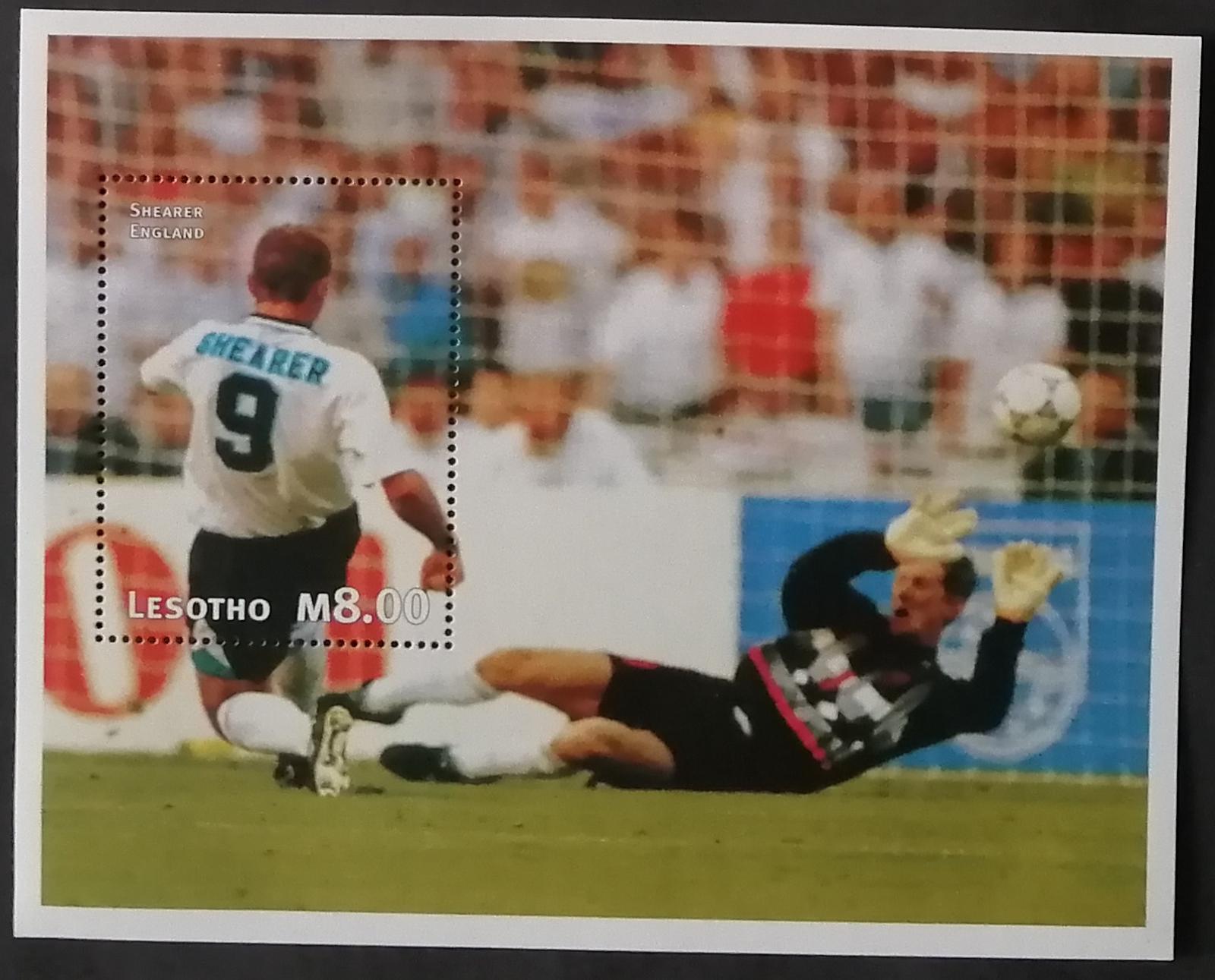 Lesotho 1997 Bl.122 4,5€ Mistrovství světa ve fotbale, sport