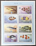 Lesotho 1998 8€ Vodní fauna afrických oceánů a ryby
